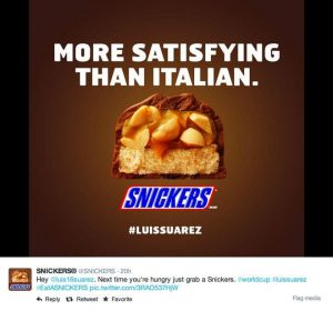 snickers - real time marketing
